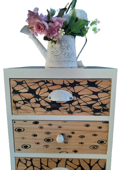 CHARLOTTE VELADOR 100% MADERA DISEÑO PRINT - Imagen 4
