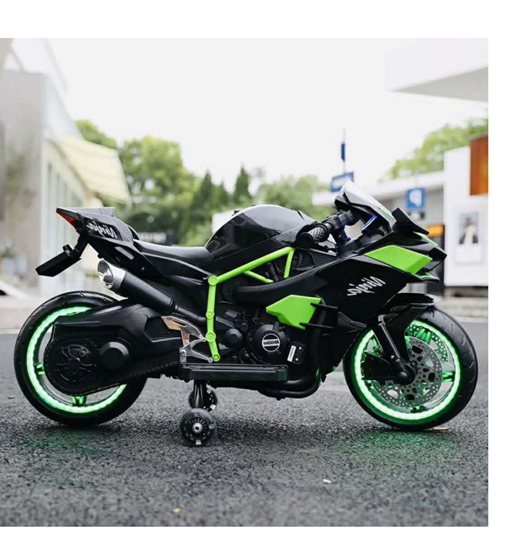 Moto a Bateria Ninja Verde - Imagen 2