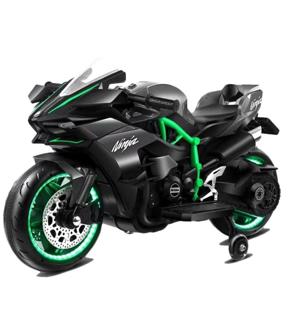 Moto a Bateria Ninja Verde - Imagen 4