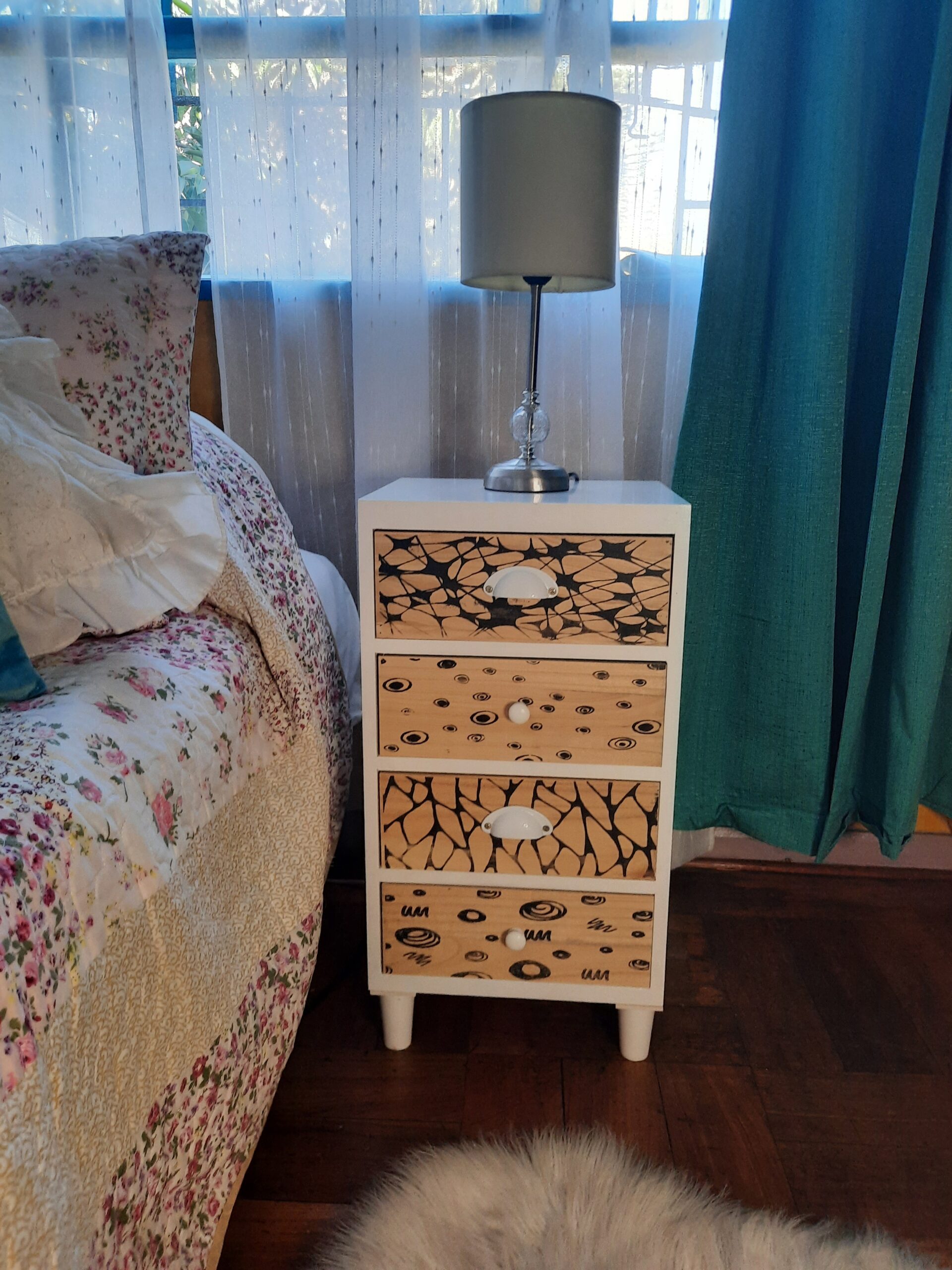 CHARLOTTE VELADOR 100% MADERA DISEÑO PRINT - Imagen 12