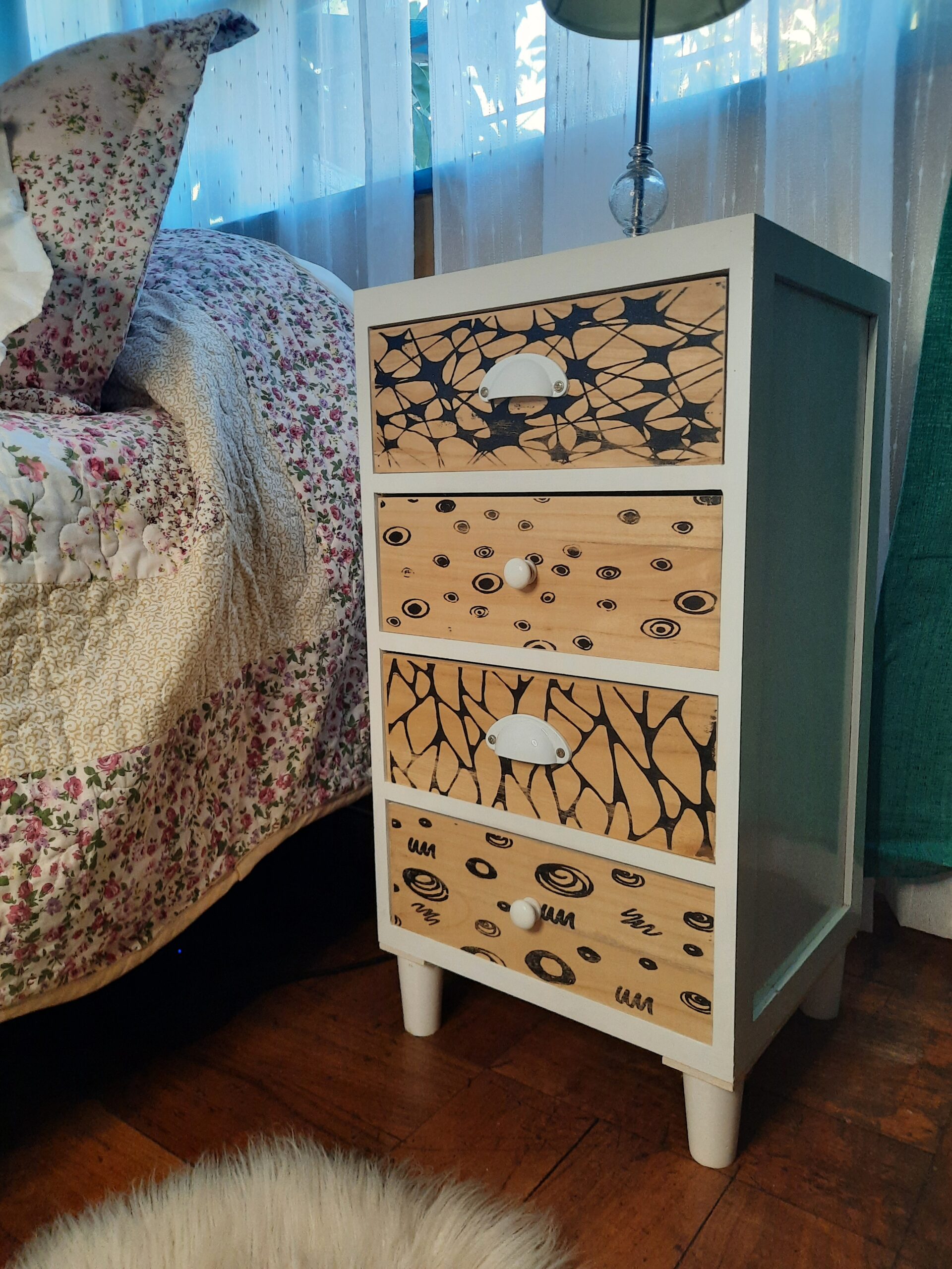 CHARLOTTE VELADOR 100% MADERA DISEÑO PRINT - Imagen 11