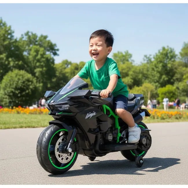 Moto a Bateria Ninja Verde